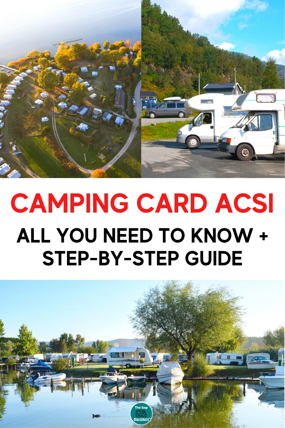 Acsi Camping Card Review Step By Step Guide The Gap Decaders