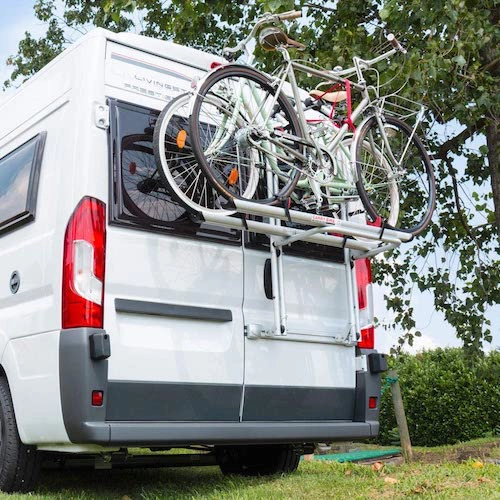 Bike store rack campervan