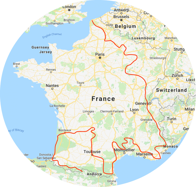 how to tour France in a motorhome