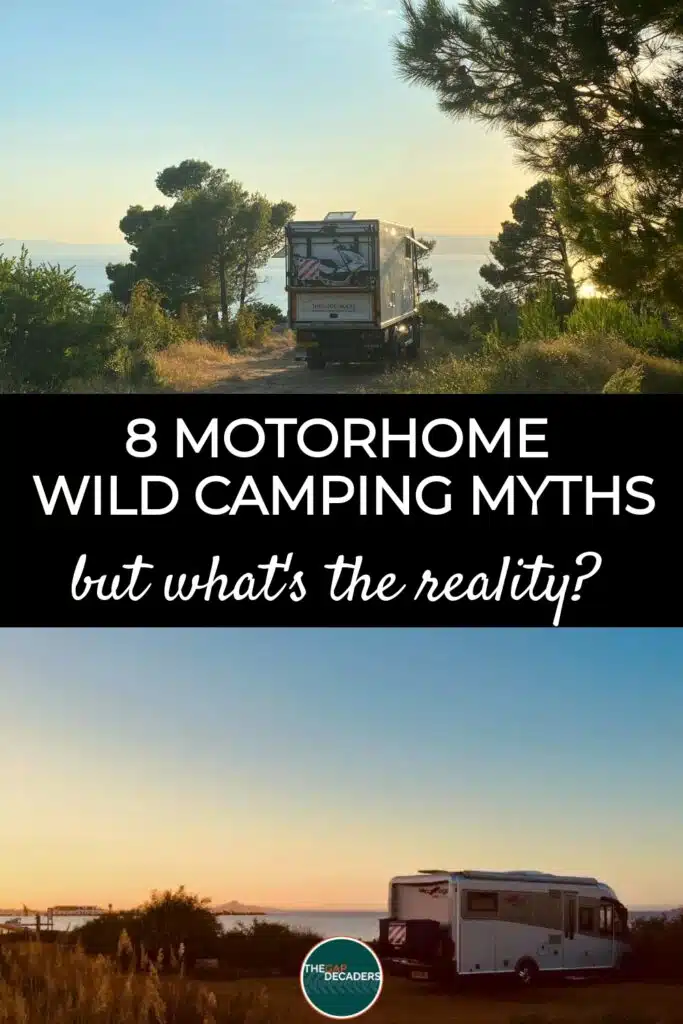 motorhome wild camping myths