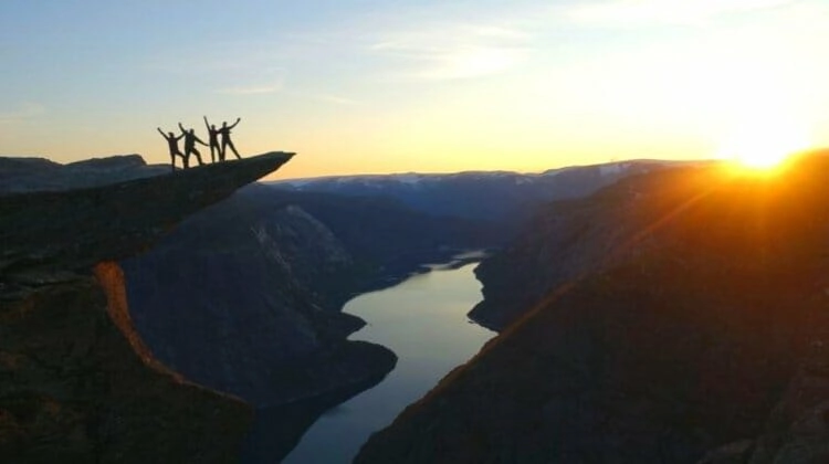 Trolltunga sunset