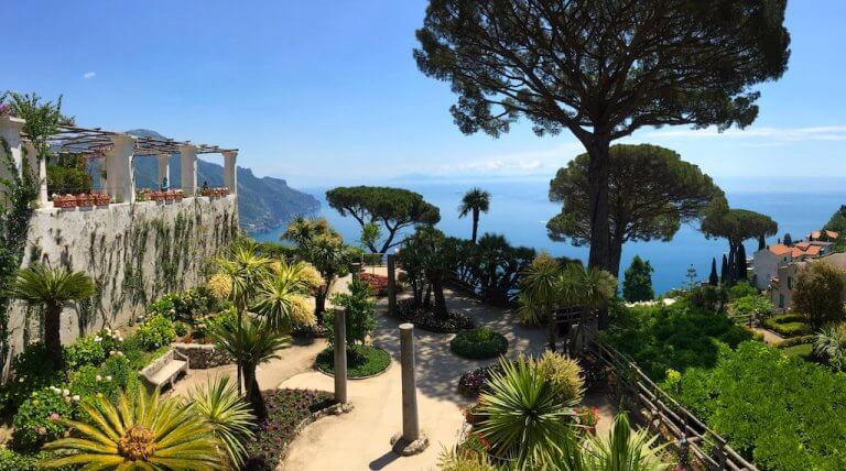 View from the Amalfi Coast, the best Italian coast road trip