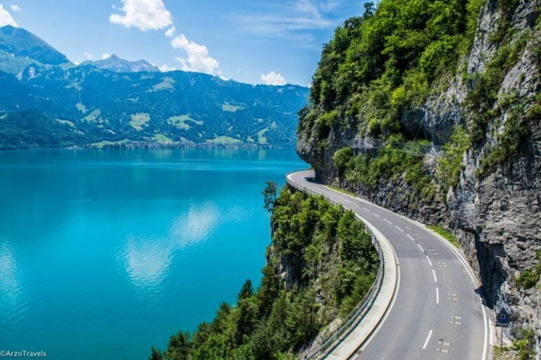 Driving in Thun and Switzerland around Lake Thun with Arzo Travels_