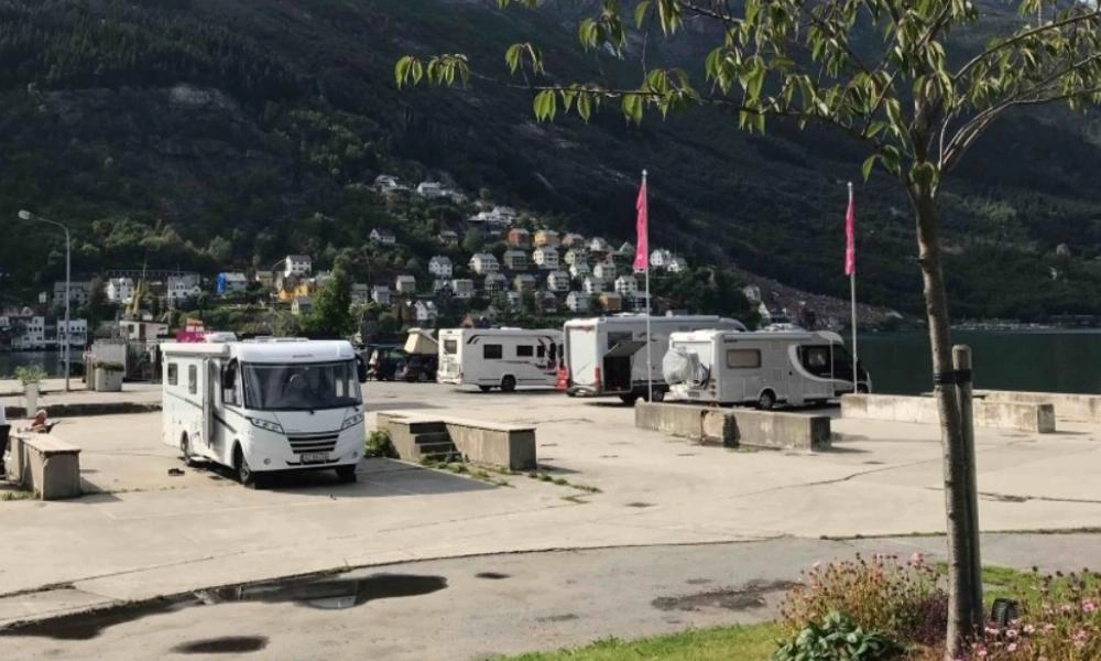 motorhome and campervan aire in Norway