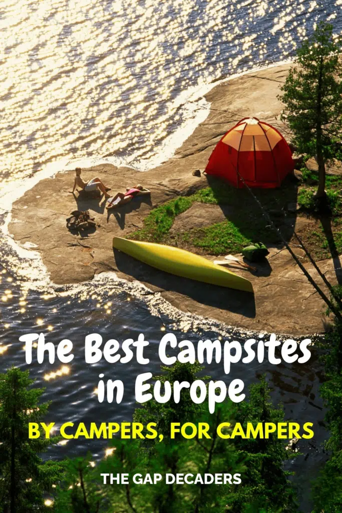 Europe campsite guide