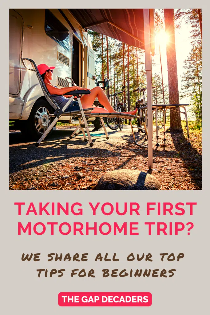 how to take your first motorhome trip
