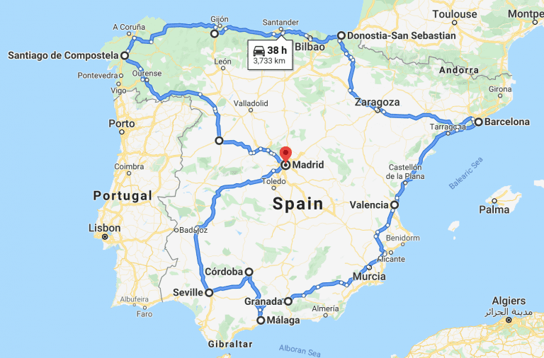 viewing trips to spain