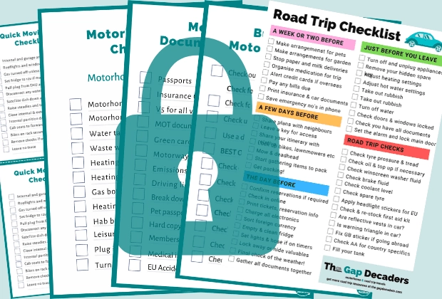 motorhome packing list