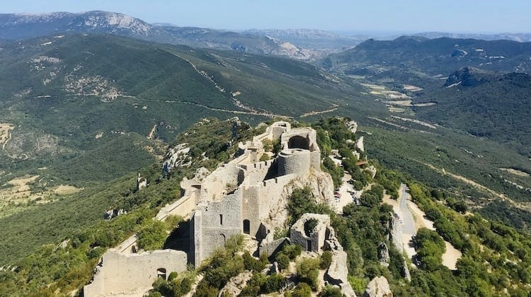 Peyrepertuse in Cathar Country, non touristy south of France