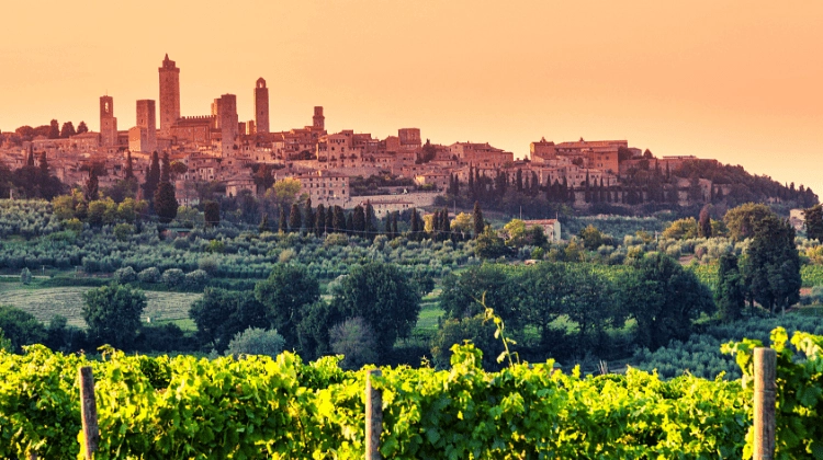 San Gimignano, one of the best places to visit on a road trip to Italy