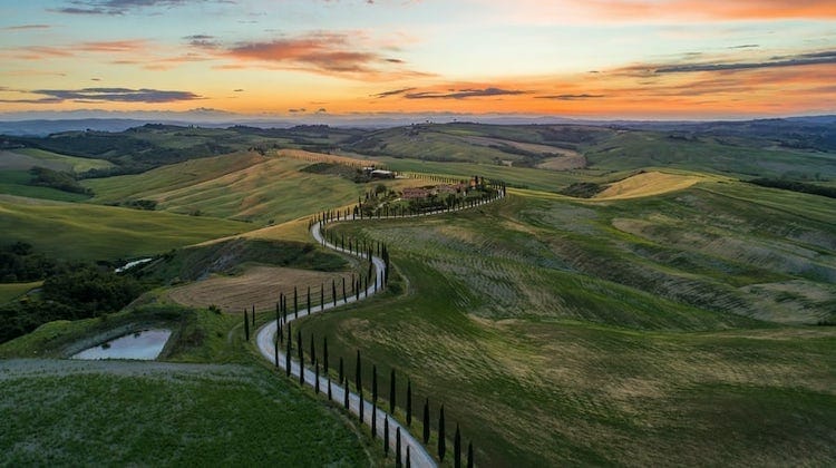 Val d'Orcia best of Italy scenic drives