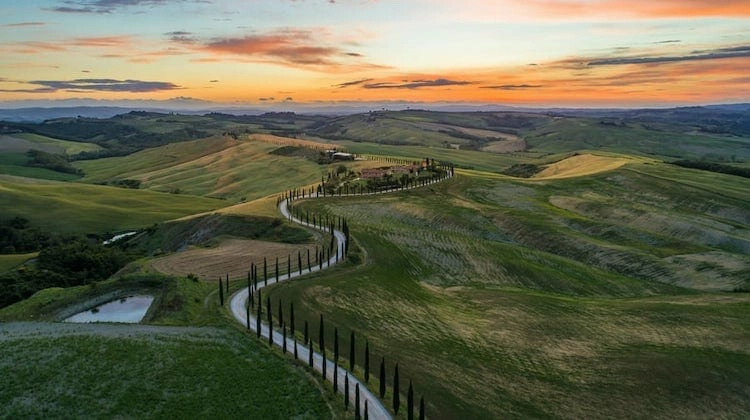 Val d'Orcia best of Italy scenic drives