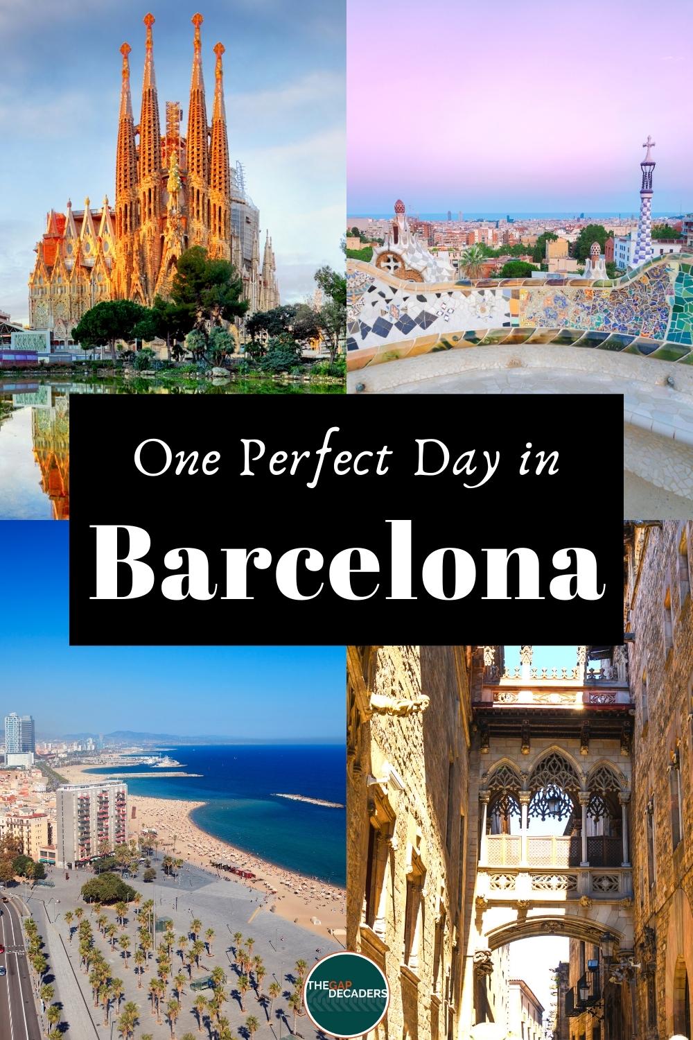One Day in Barcelona - Itinerary, Map, Tips & Guide | The Gap Decaders