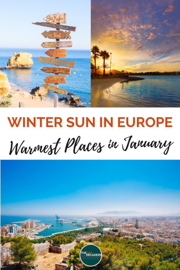 where is warm in January europe