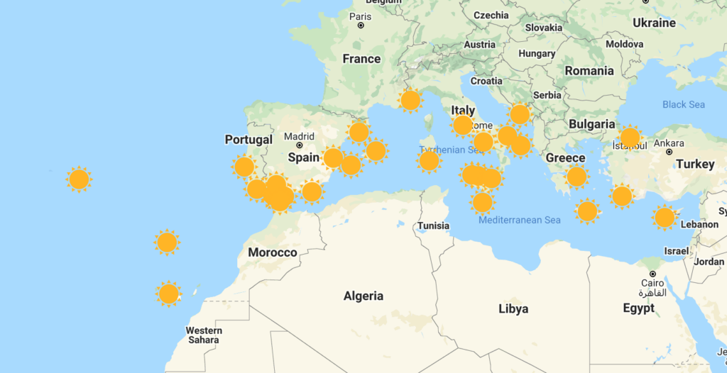 Where is Hot in January in Europe? The Top 32 Warmest Places | The Gap