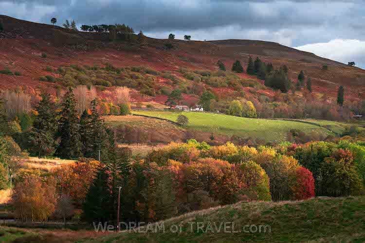 Cairngorms, one of the best places for autumn holidays UK