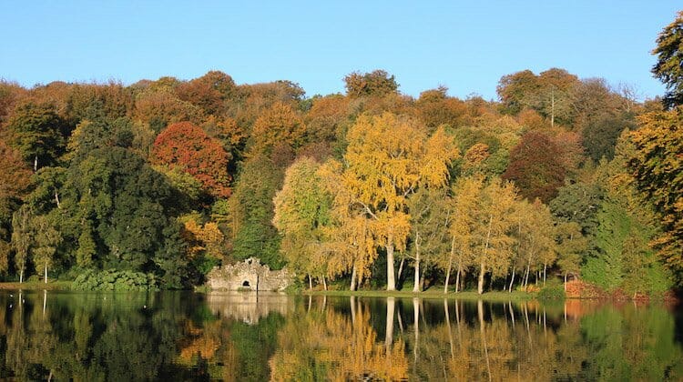 Stourhead, best for romantic autumn getaways UK
