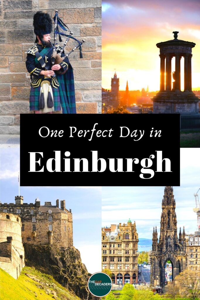 one day in Edinburgh Scotland