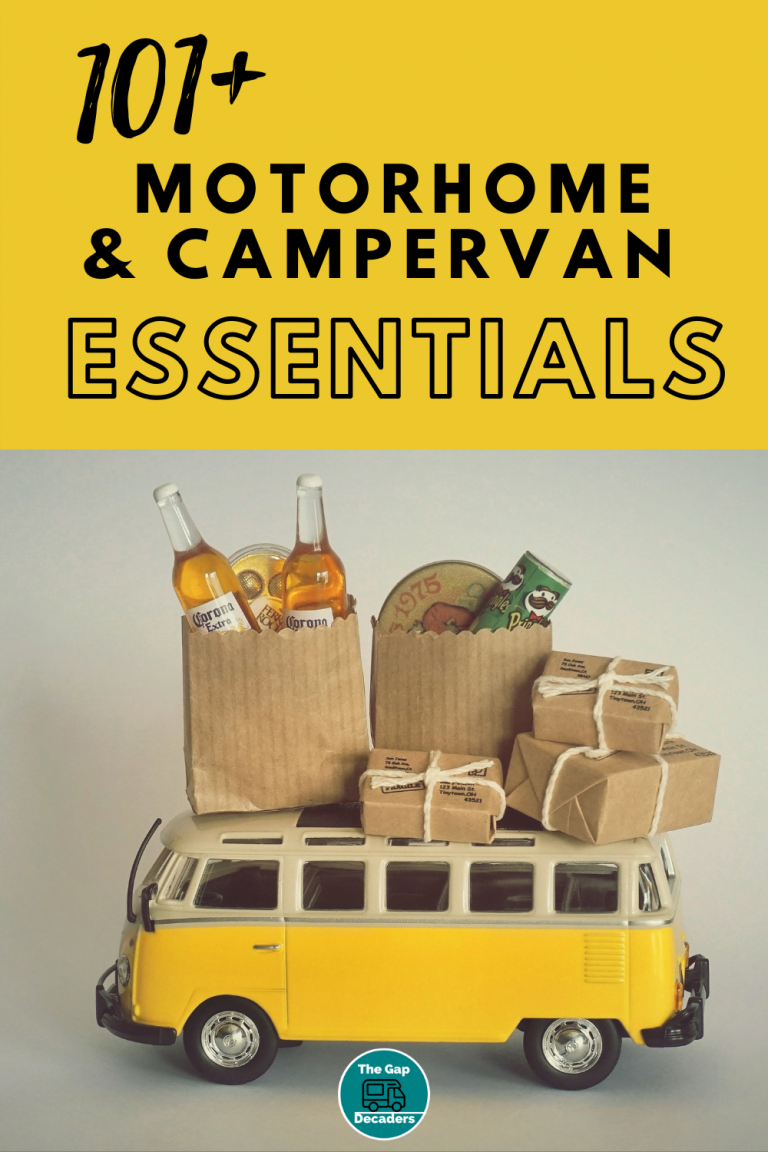 101+ Motorhome Essentials With Packing List for 2021 The Gap Decaders