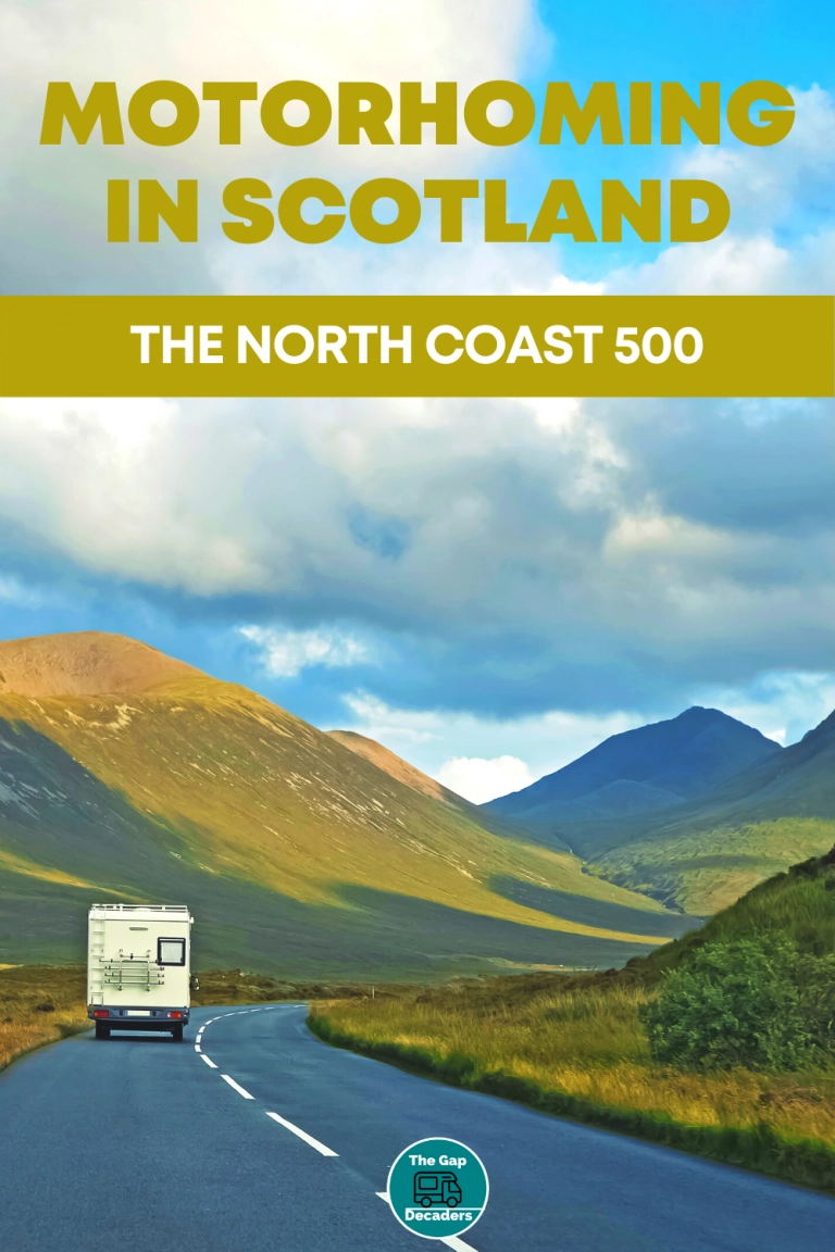 North Coast 500 wild camping campervan in Scotland