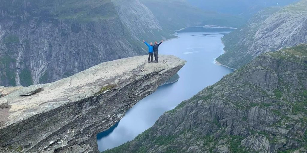 Trolltunga hike in Norway