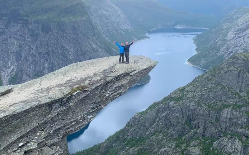 Trolltunga hike in Norway