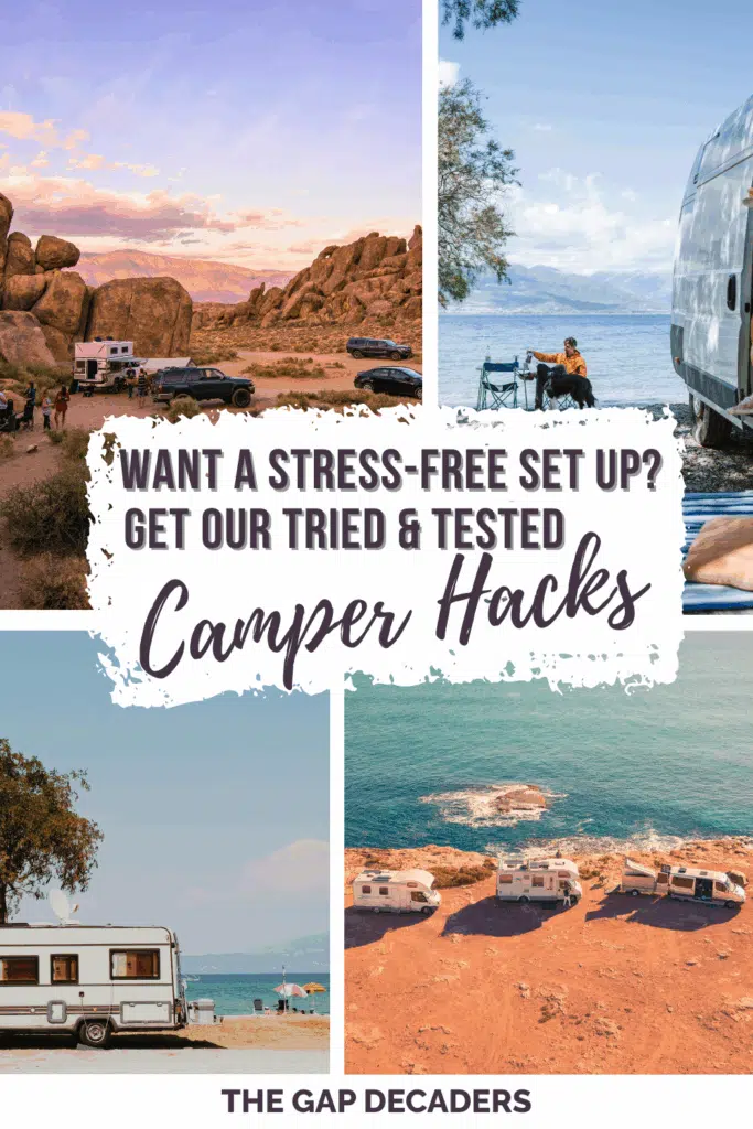 tried and tested camper hacks