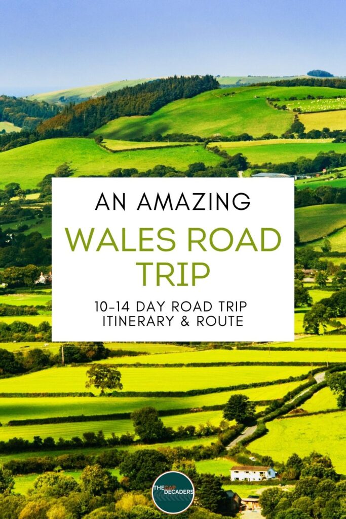 Wales road trip route