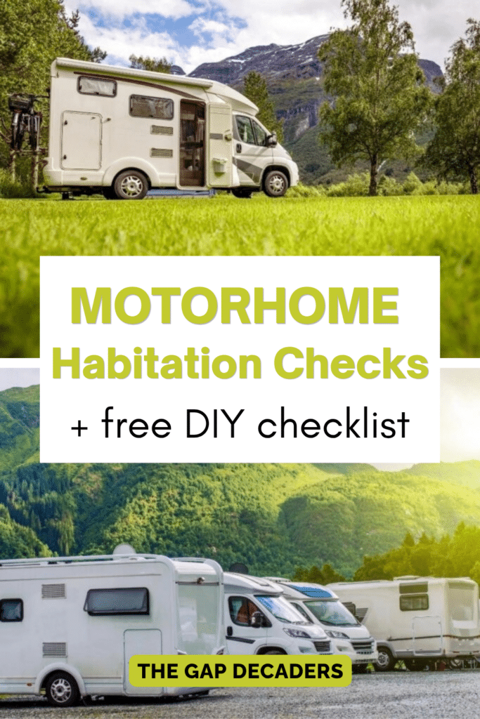 habitation checks for motorhomes