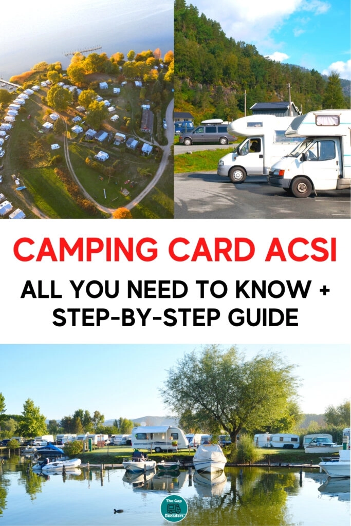 English ACSI 2024 CampingCard Up to 60% discount at campsites all over  Europe