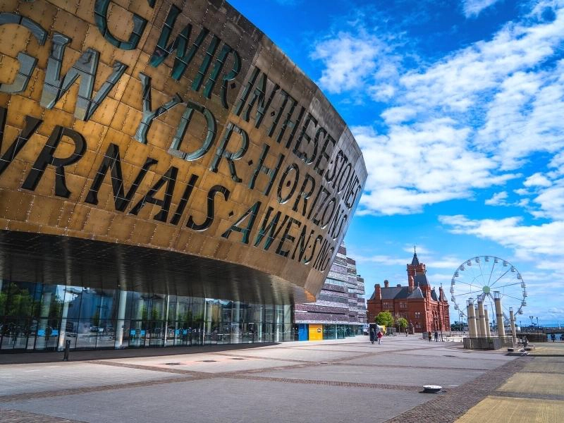 Welsh parliament building 