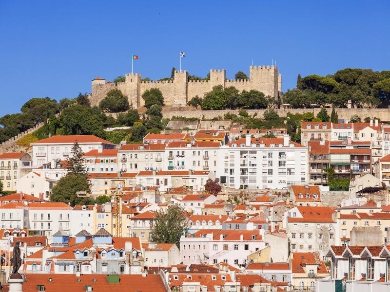 Castle of St George on a Lisbon hilltop