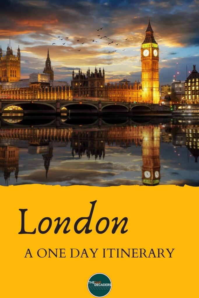 London England itinerary