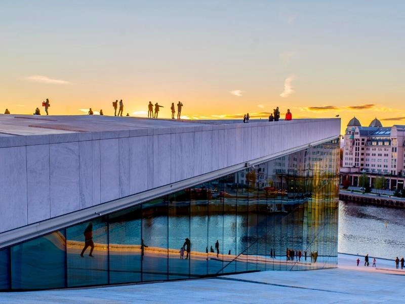 Visit the stunning Opera house if you have a few hours in Oslo