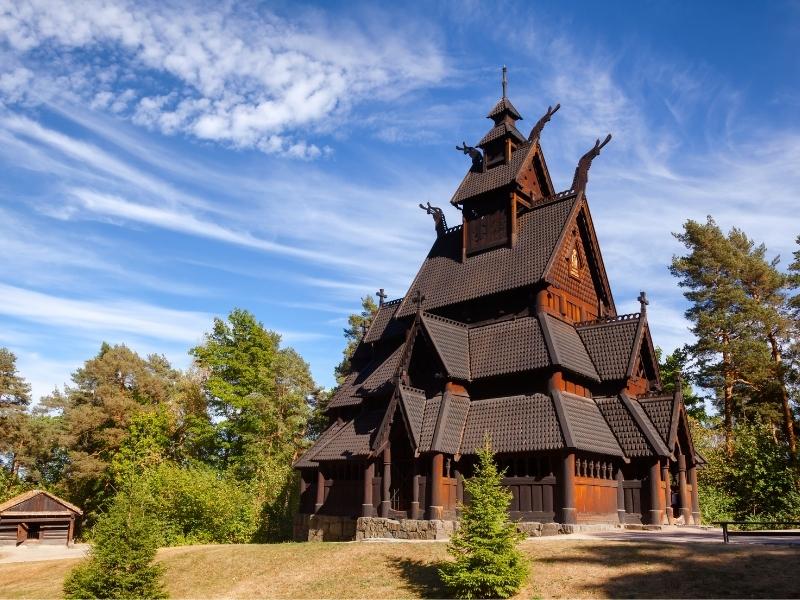 Visit the Norwegian Folk Museum and Gol Stave Church if you have one day in Oslo Norway