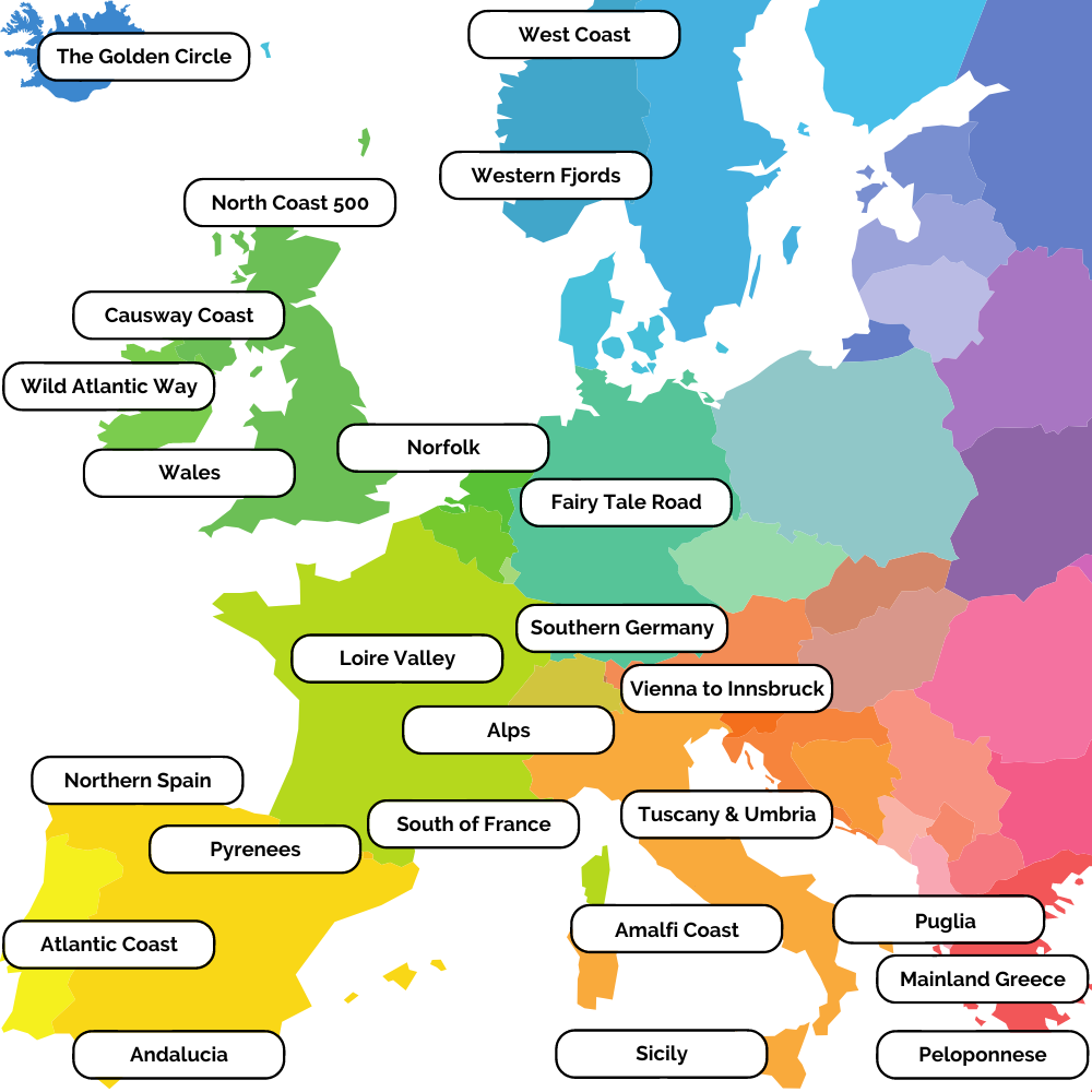 3 week road trip europe