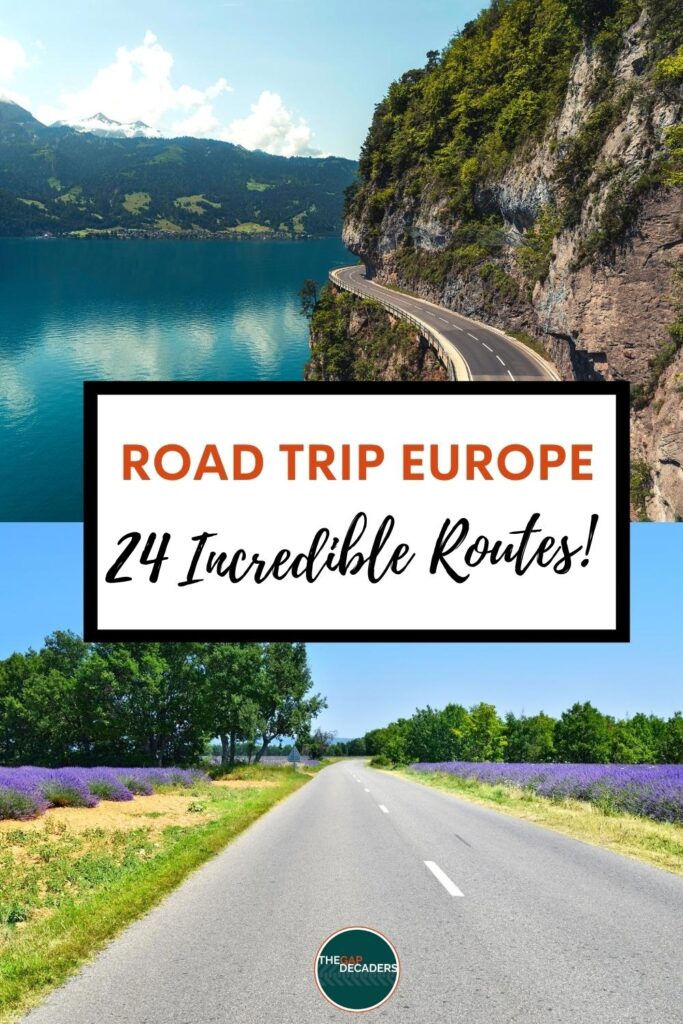 European road trip planner