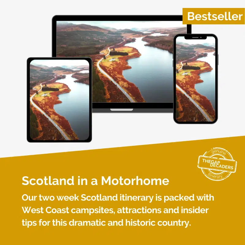 motorhome tour scotland itinerary