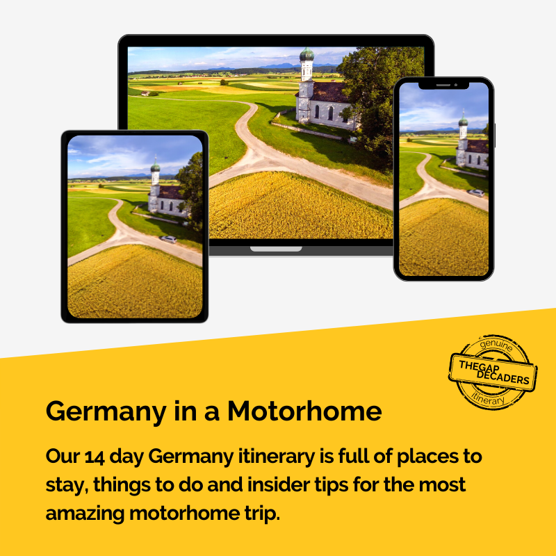 German motorhome itinerary