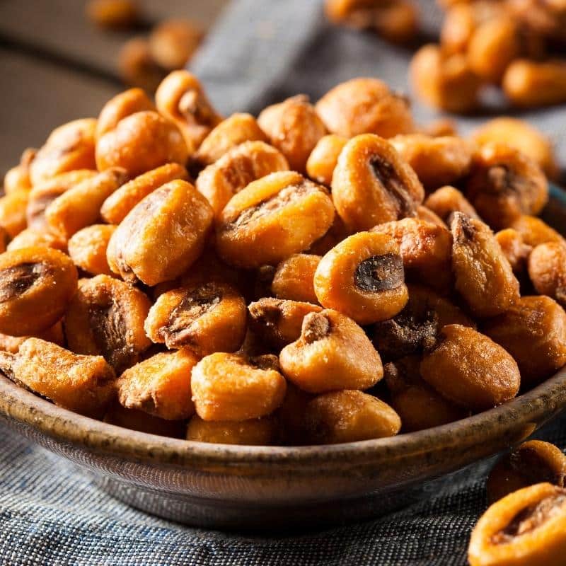 A bowl full of cor nuts.
