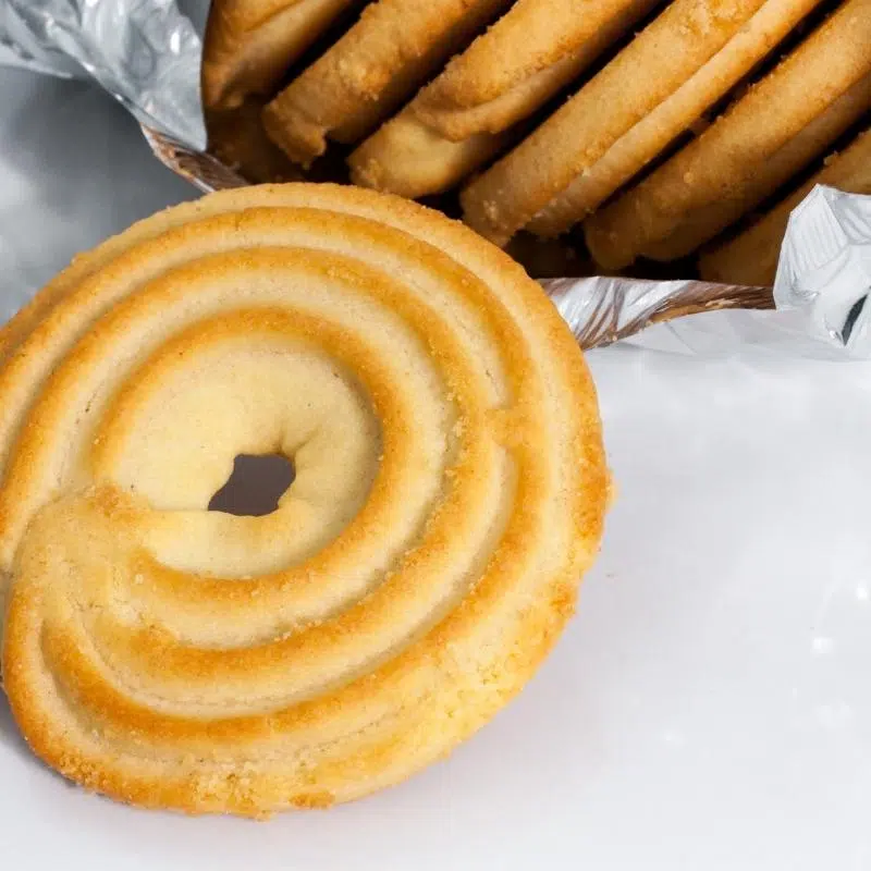 An image of a shortbread swirl.