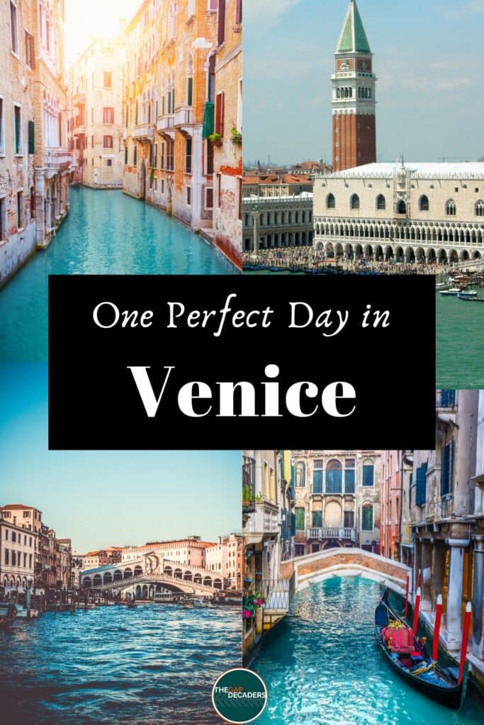 one day Venice itinerary