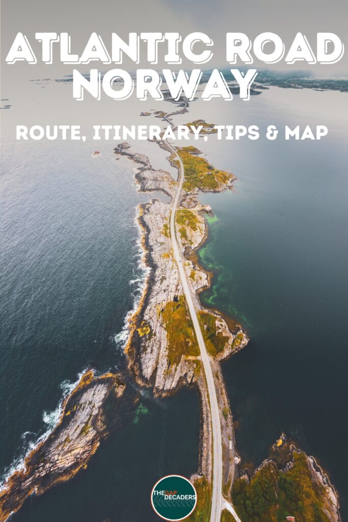 Atlantic Ocean Road Norway Map 