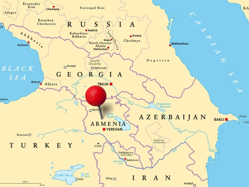 Armenia map