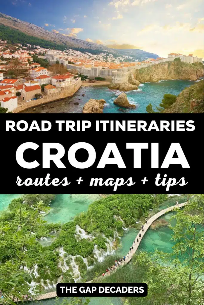 Croatia road trip itinerary