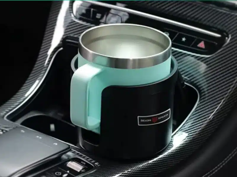 This Car Cup Holder Expander Makes Roadtrips So Much Better