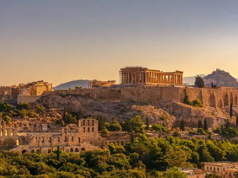 The Acropolis and Parthenon in Athens