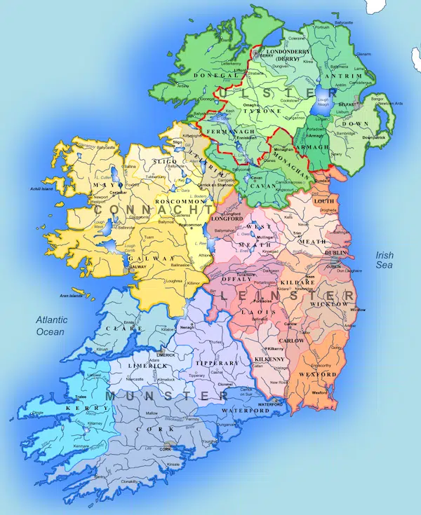 Ireland map