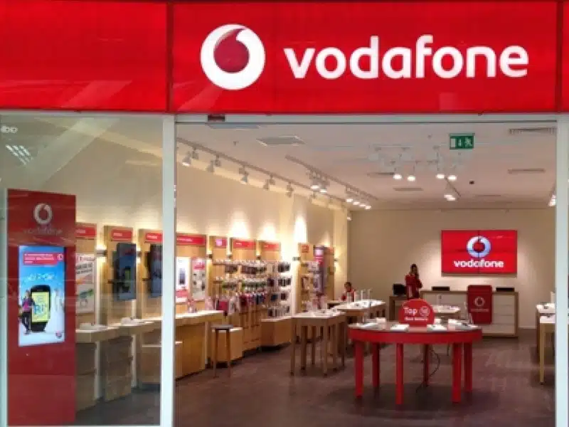 Vodafone store in Europe