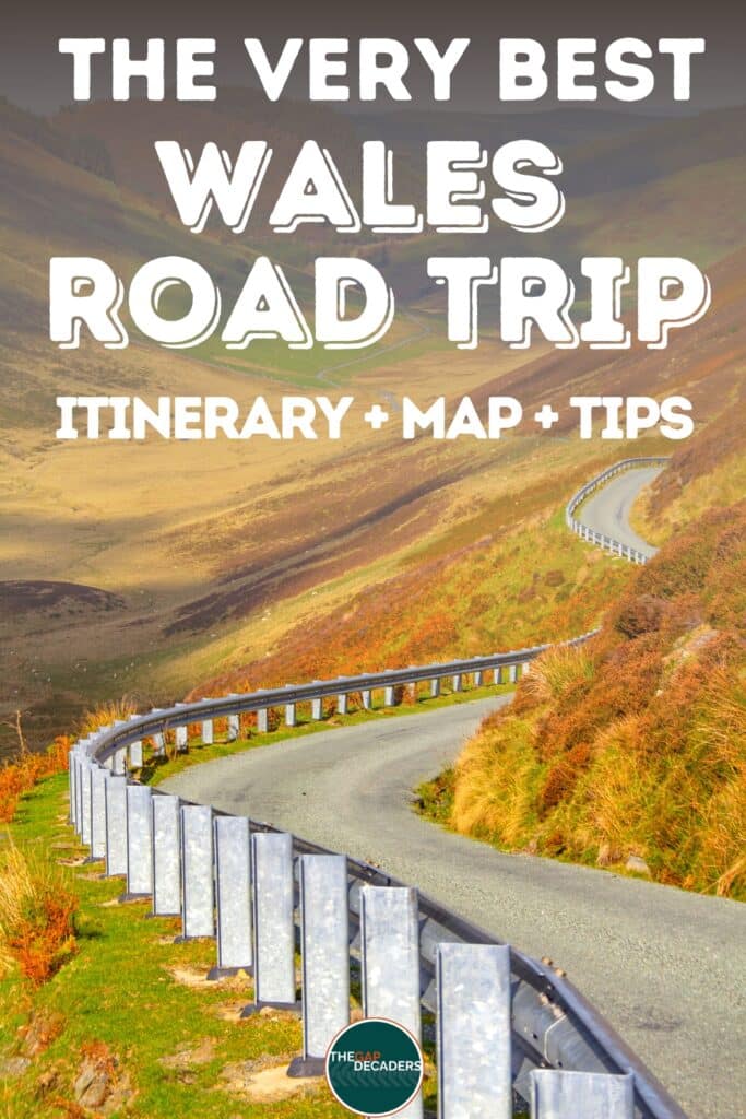 Wales road trip route